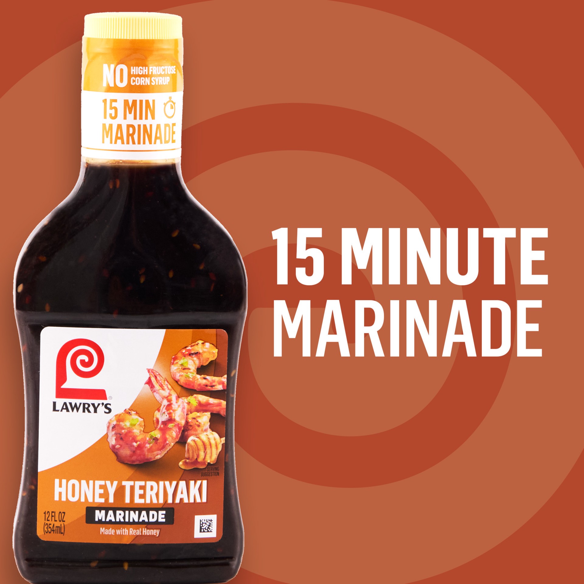 slide 4 of 5, Lawry's Honey Teriyaki Marinade, 12.0 fl oz, 12 fl oz