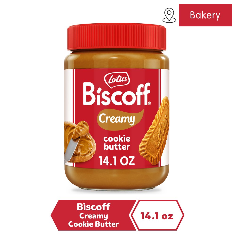 slide 2 of 4, Biscoff Cookie Butter, Creamy, 14.1 oz