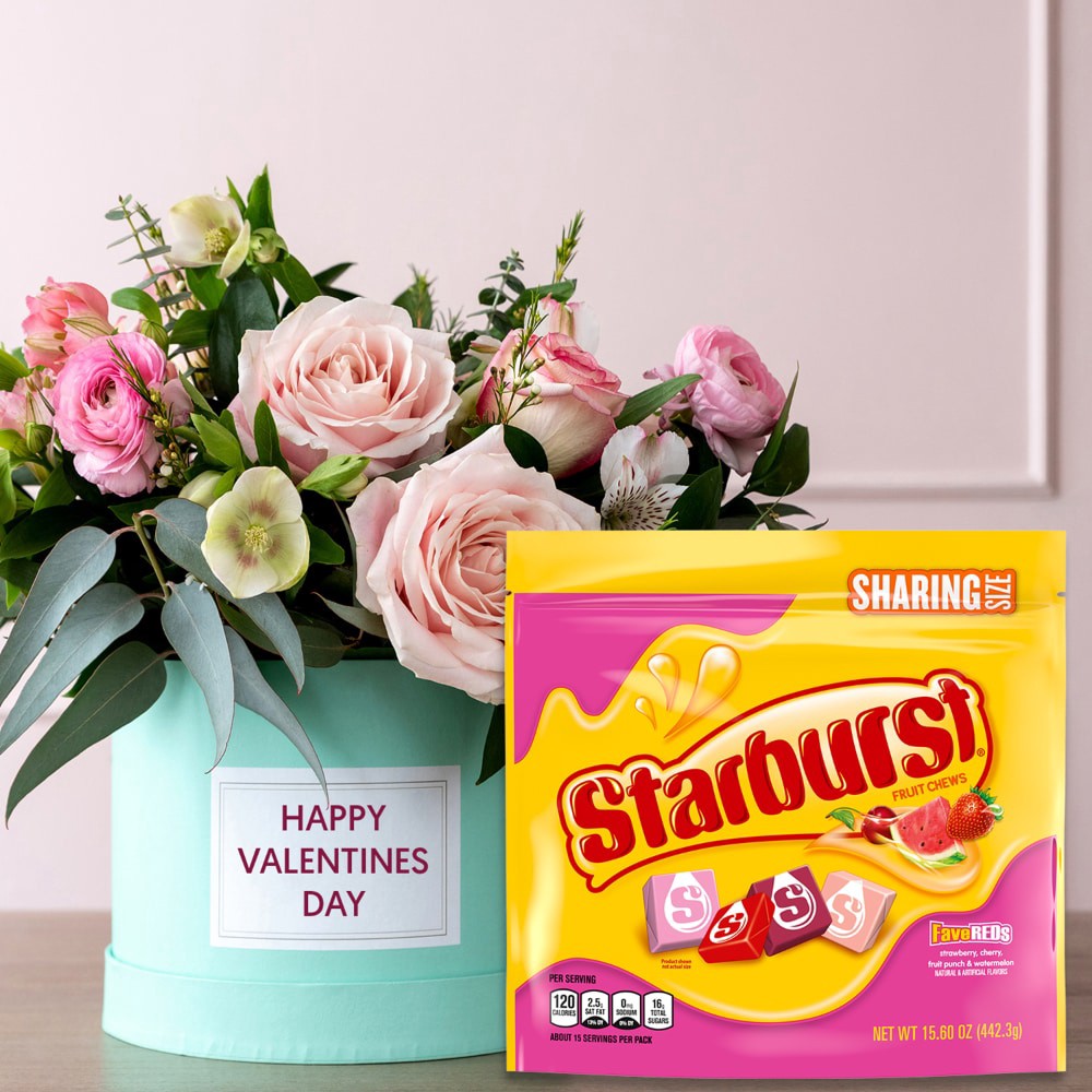 slide 6 of 6, Starburst FaveReds Fruit Chews Chewy Candy Sharing Size, 15.6 oz
