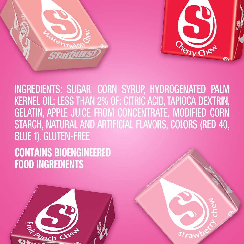 slide 2 of 6, Starburst FaveReds Fruit Chews Chewy Candy Sharing Size, 15.6 oz