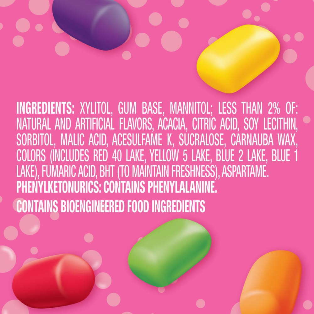 slide 5 of 6, Hubba Bubba Skittles Flavored Mini Gum - 120 ct, 120 ct