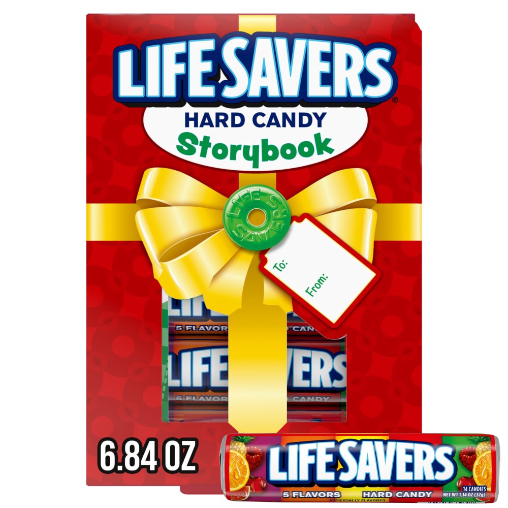 slide 6 of 6, LIFE SAVERS 5 Flavors Christmas Hard Candy Storybook, 6.84 Oz Gift Box, 6.84 oz