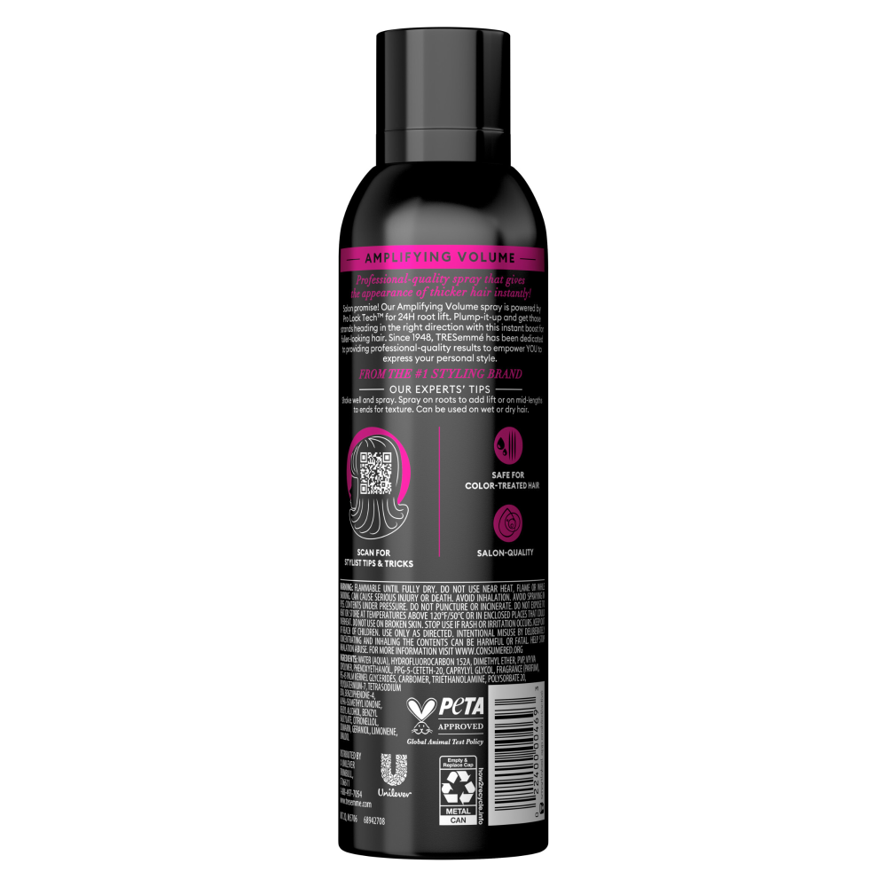 slide 3 of 5, TRESemmé Finishing Spray Volumizing Hair Thickening Spray Volume, 6.8 oz, 6.8 oz