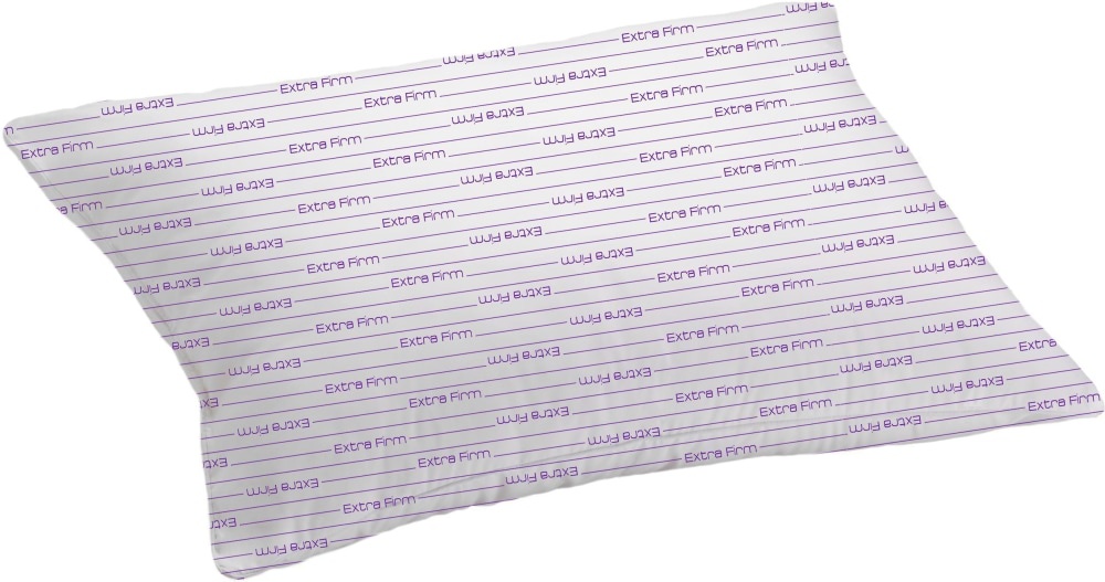 slide 1 of 1, RestRight Microfiber Extra-Firm Pillow with Purple Cord - Jumbo - White, Jumbo
