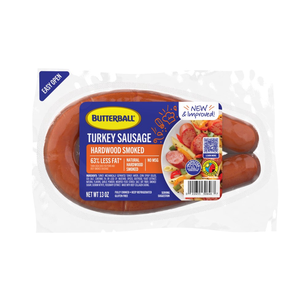 slide 3 of 6, Butterball® Smoked Turkey Sausage Rope, 13 oz
