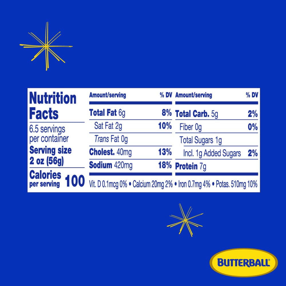 slide 6 of 6, Butterball® Smoked Turkey Sausage Rope, 13 oz