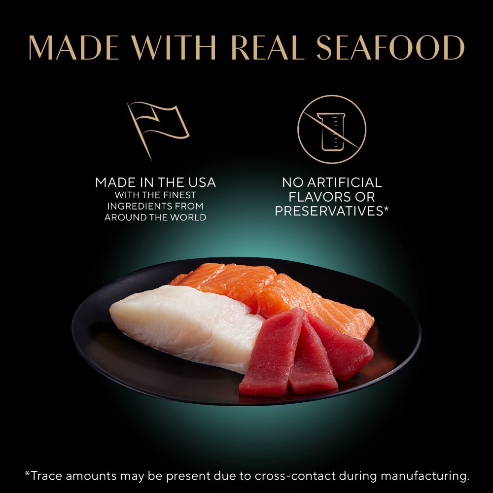 slide 2 of 6, Sheba Salmon Whitefish Tuna Wet Cat Food - 12-2.64 Oz, 24 ct; 1.32 oz