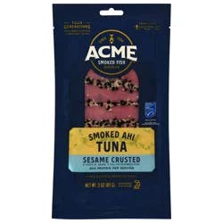 Acme Sesame Crusted Smoked Ahi Tuna 3 Oz