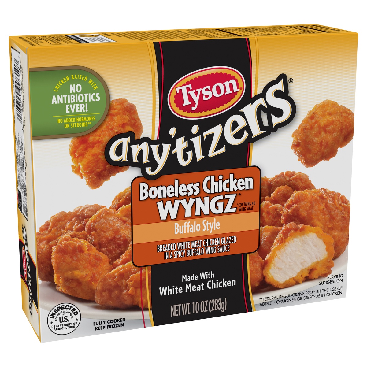 slide 2 of 8, Tyson Any'tizers Boneless Buffalo Style Chicken Wyngz, 10 oz