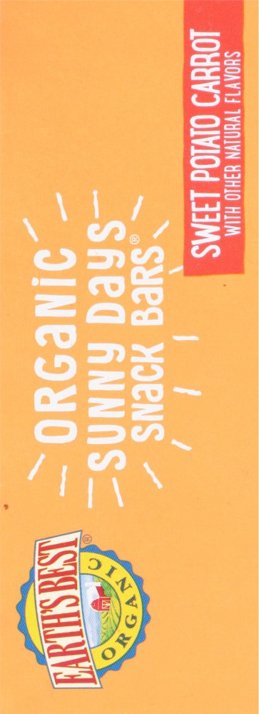 slide 2 of 4, Earth's Best Organic Sunny Days Sweet Potato Carrot Snack Bars 7 - 0.67 oz Bars, 7 ct