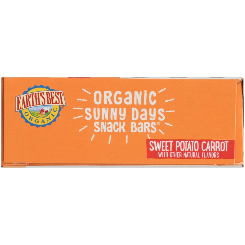 slide 2 of 2, Earth's Best Organic Sunny Days Sweet Potato Carrot Snack Bars 7 - 0.67 oz Bars, 8 ct