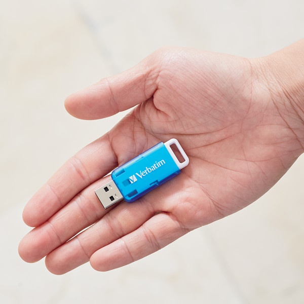 slide 3 of 10, Verbatim Seaglass Usb 2.0 Flash Drives, 32Gb, Assorted Colors, Pack Of 3 Drives, 3 ct