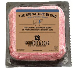 Schweid & Sons Retail Fresh The Signature Blend Brick 12/1 lb 75/25