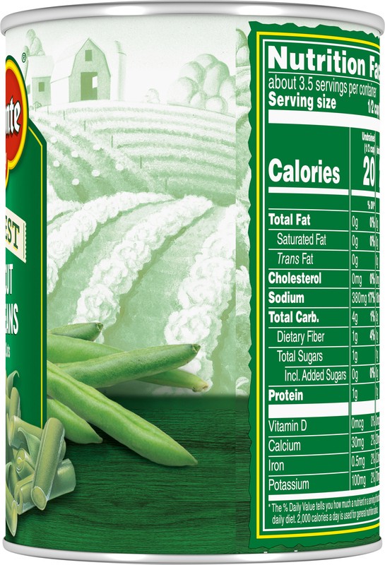 slide 2 of 5, Del Monte Harvest Cut Green Beans, 14.5 oz Can, 14.5 oz
