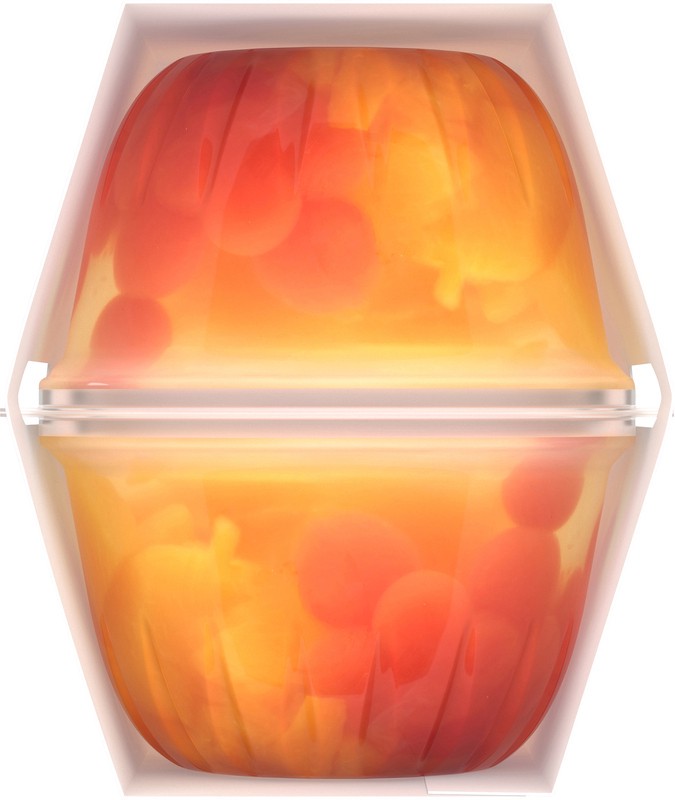 slide 5 of 5, Del Monte Bubble Fruit Peach Boba In Strawberry, 4.5 oz