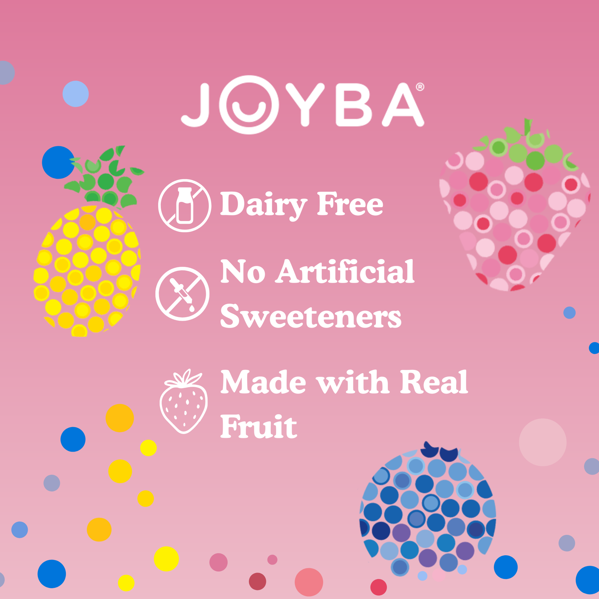 slide 3 of 5, Joyba Bubble Smoothie Strawberry Banana, 12 oz