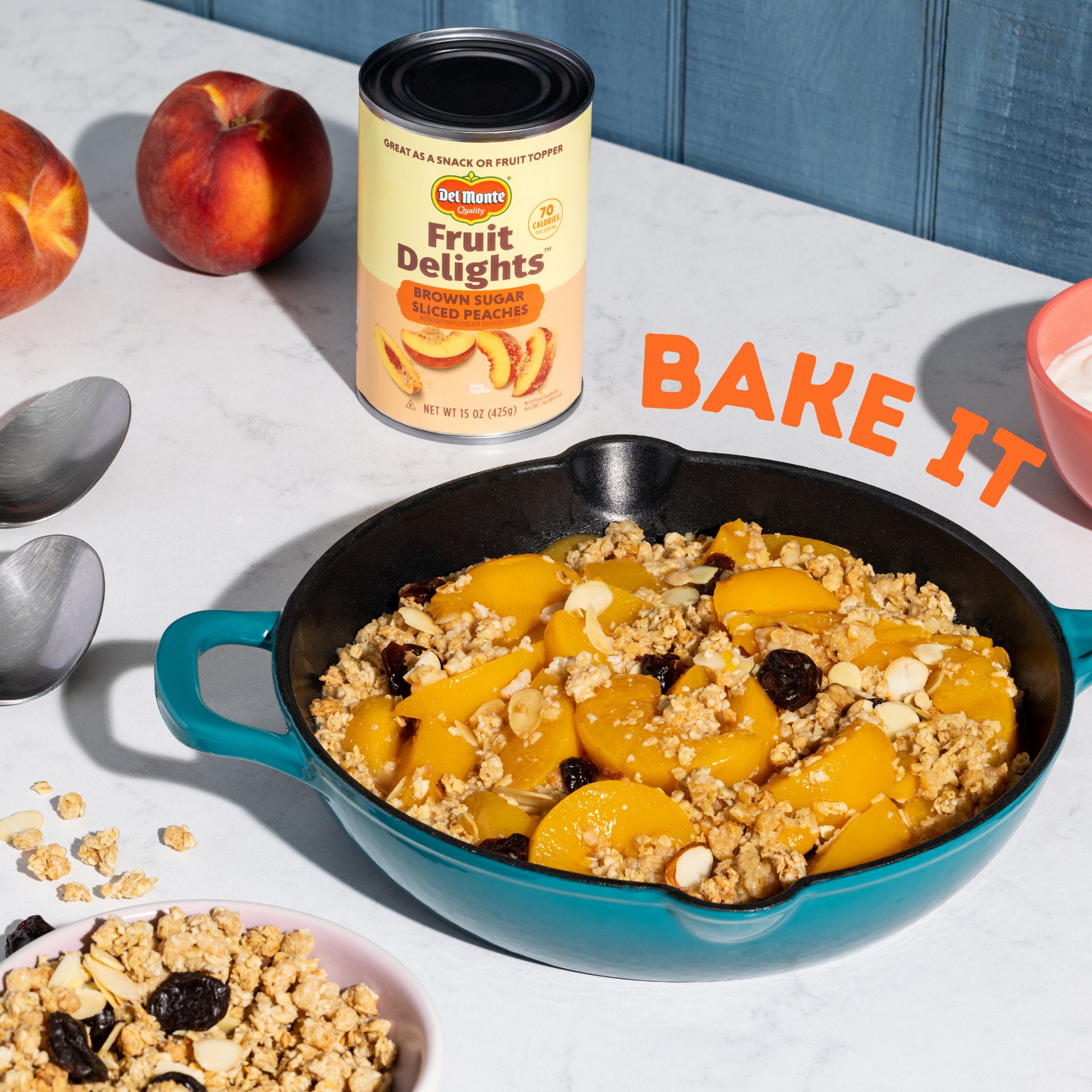 slide 5 of 5, Dm Sliced Peach Brown Sugar Xl, 15 oz