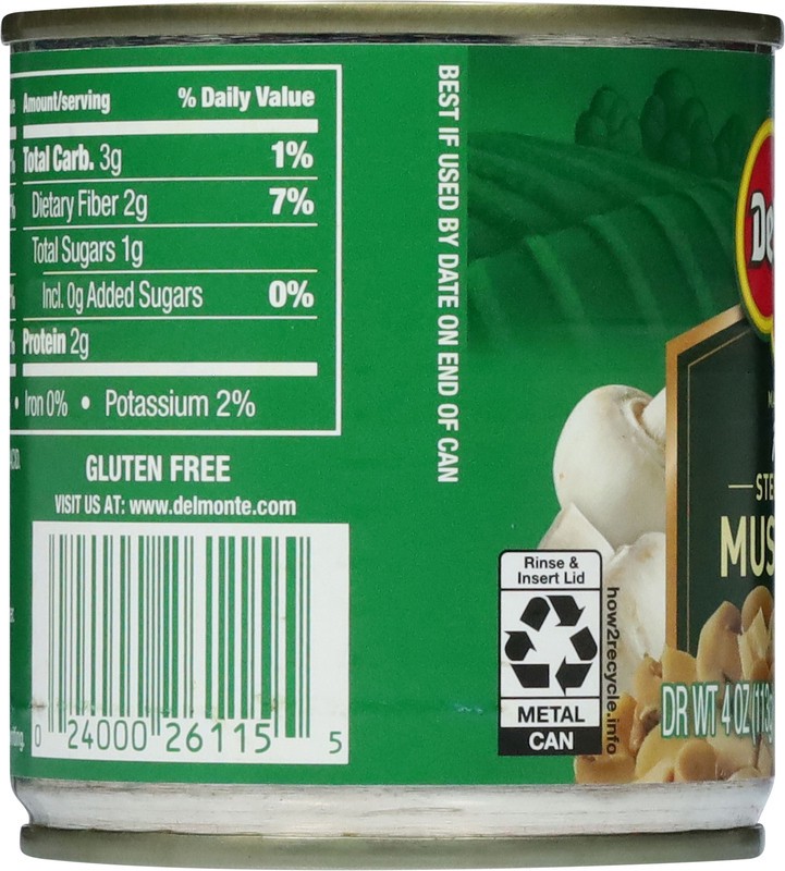 slide 5 of 5, Del Monte Fresh Cut Stems & Pieces Mushrooms 4 oz, 4 oz