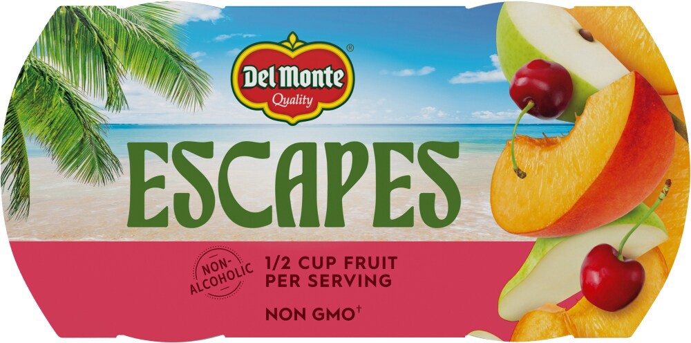 slide 4 of 6, Del Monte® Escapes Mixed Fruit Sangria, 2 ct; 7 oz