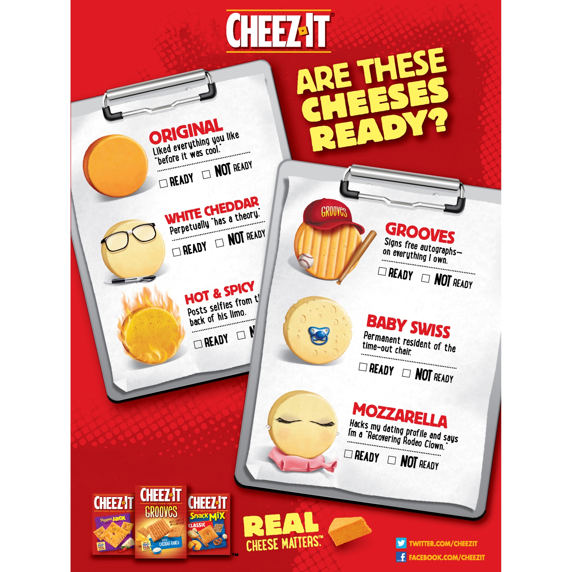 slide 5 of 8, Cheez-It Cheddar Burger Baked Snack Crackers, 12.4 oz