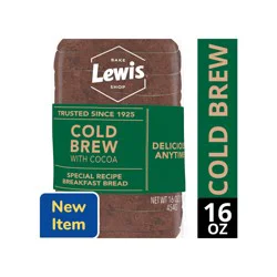 Lewis Bake Shop Cold Brew Breakfast Bread, 16 OZ