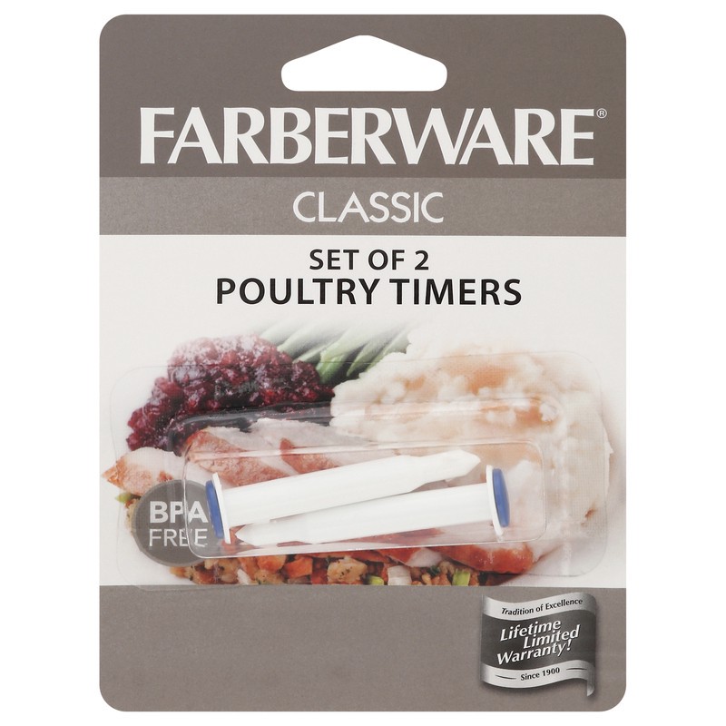 slide 1 of 4, Farberware Poultry Timers, 2 ct