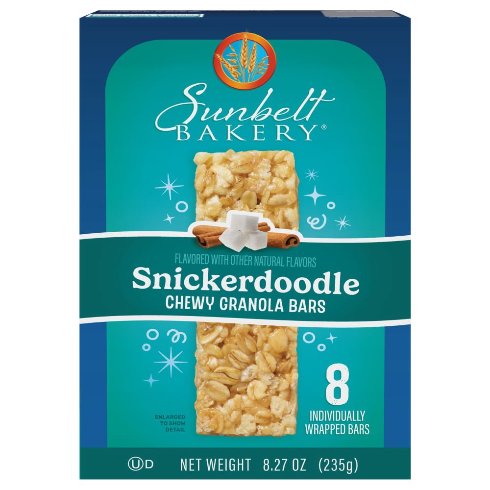 slide 4 of 5, Sunbelt Bakery Chewy Granola Bars, Sunbelt Bakery Family Pack Snickerdoodle, 8 ct