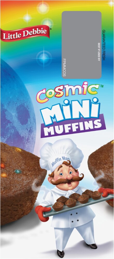 slide 4 of 6, Little Debbie Snack Cakes, Little Debbie Family Pack Mini Muffins (Cosmic), 5 ct