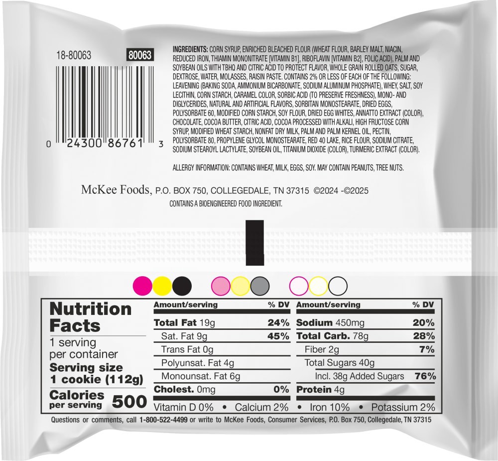 slide 3 of 4, Little Debbie Snack Cakes, Little Debbie Snack Oatmeal Creme Pies (Dbl Decker), 3.9 oz