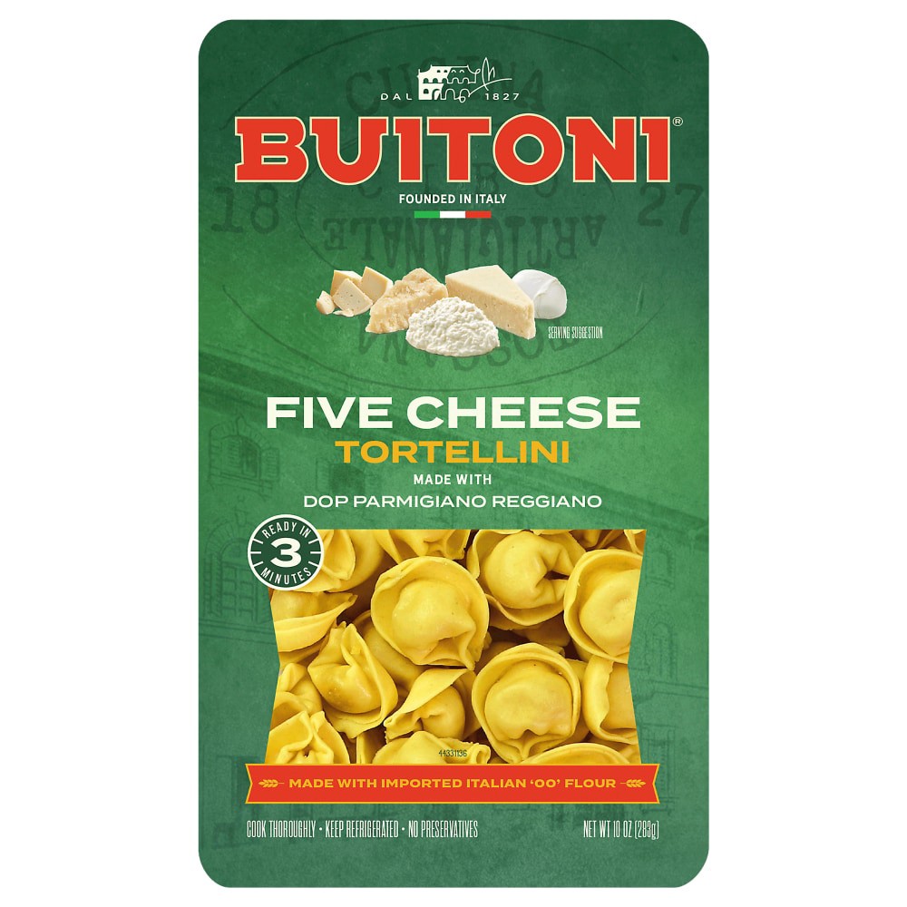 slide 2 of 2, Buitoni Five Cheese Tortellini Refrigerated Pasta 10 Oz, 10 oz