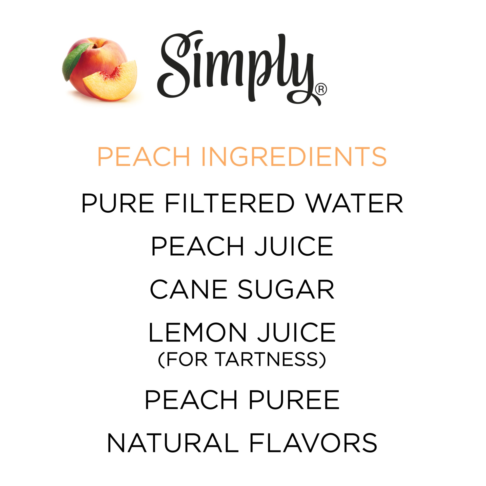 slide 7 of 11, Simply Peach - 52 oz, 52 oz