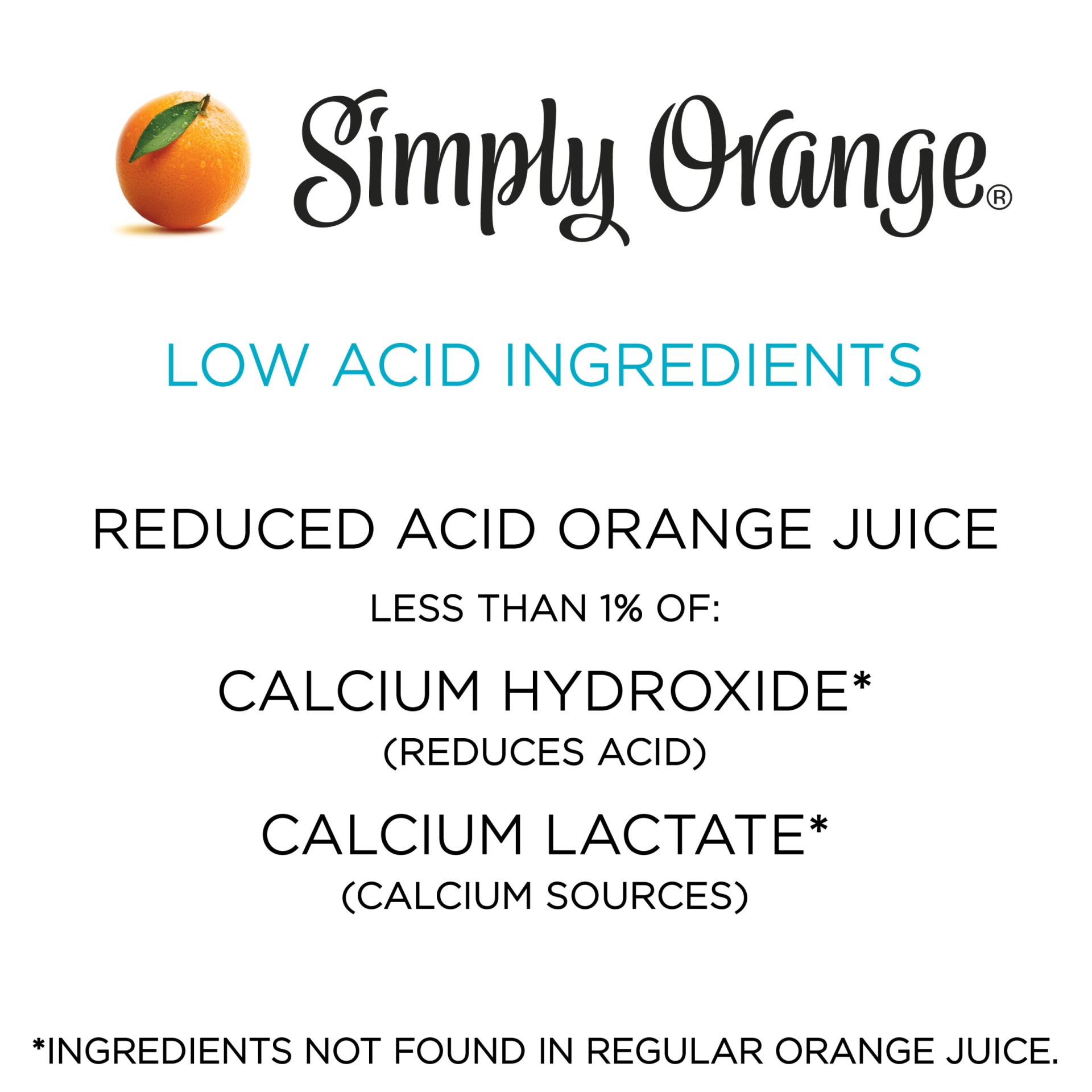 slide 7 of 11, Simply 100% Jce Orange Low Acid, 52 fl oz