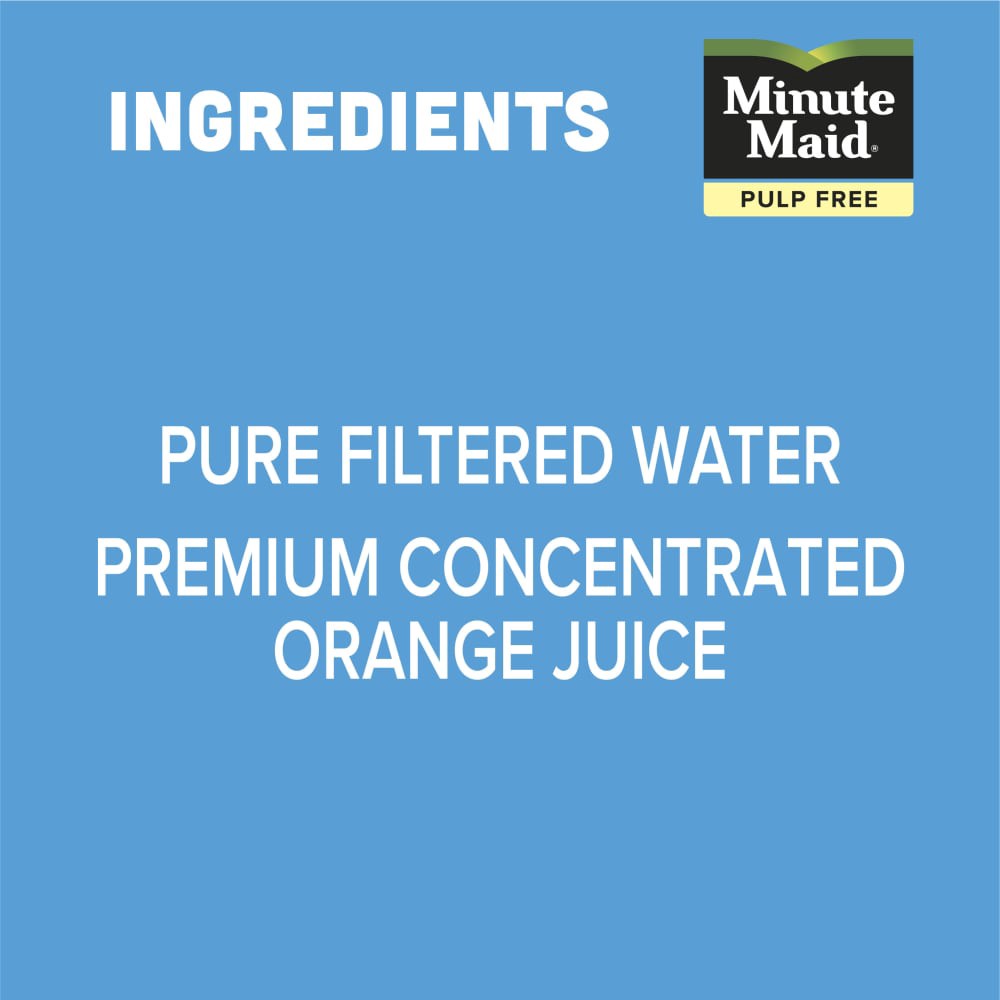 slide 4 of 5, Minute Maid Pulp Free Orange Juice 59 ounces, 59 fl oz