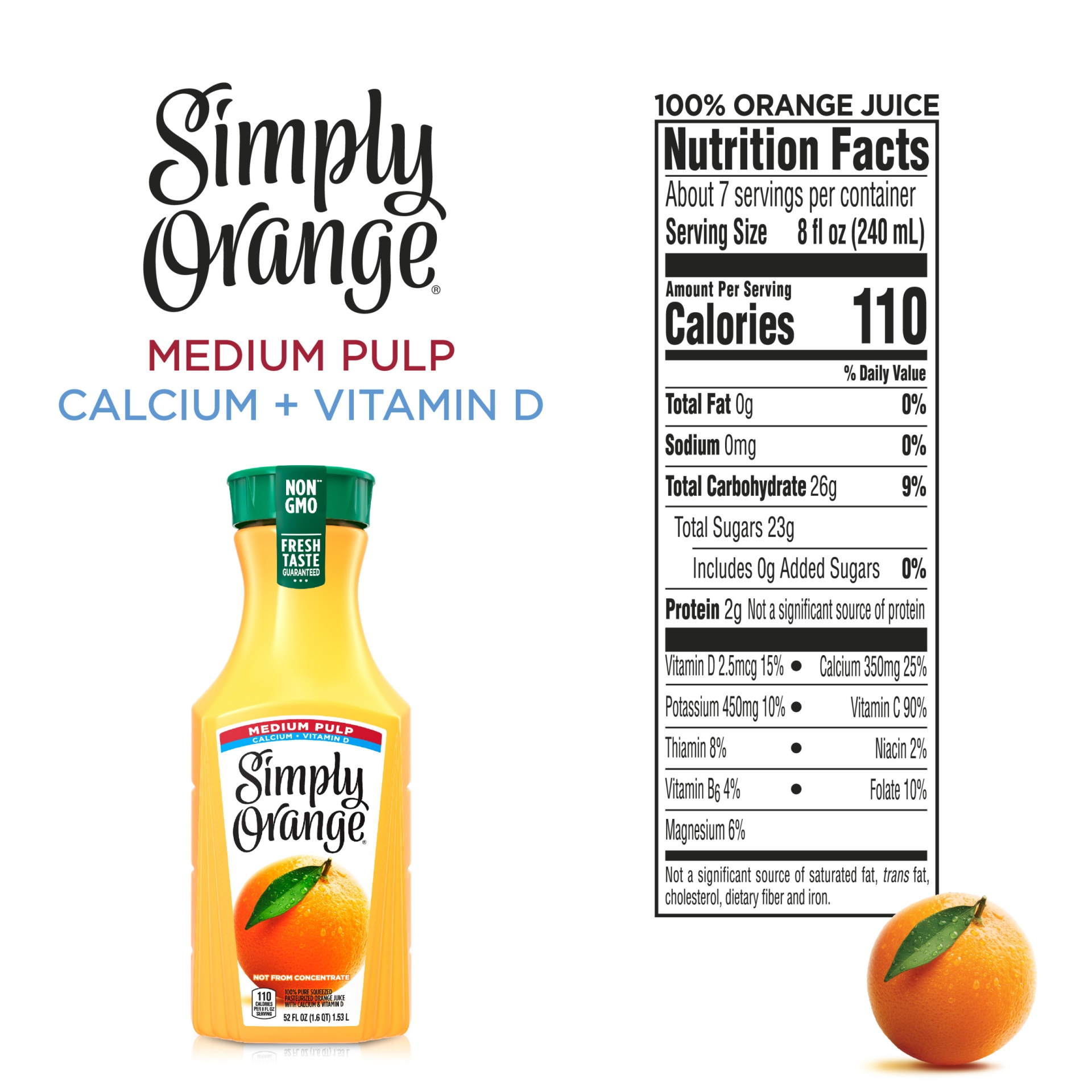 Simply Orange Juice Original - 11.5oz : Target