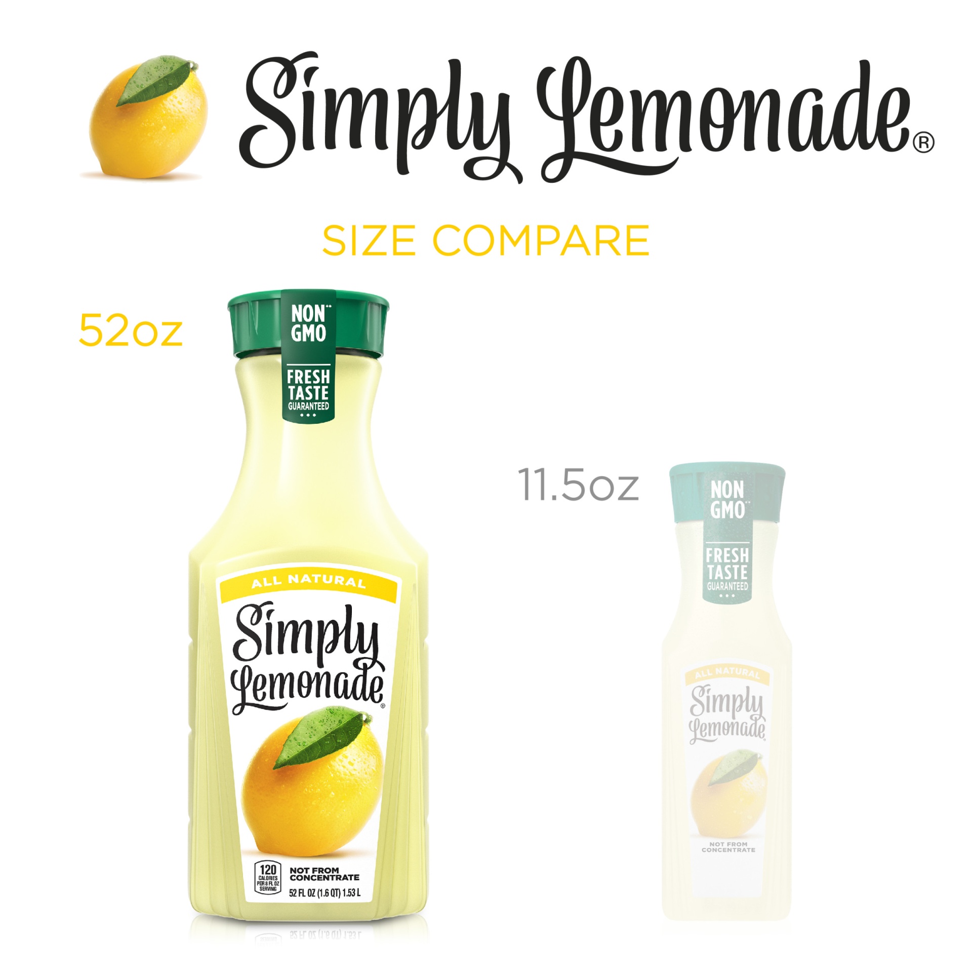 slide 7 of 11, Simply Lemonade - 52 oz, 52 oz