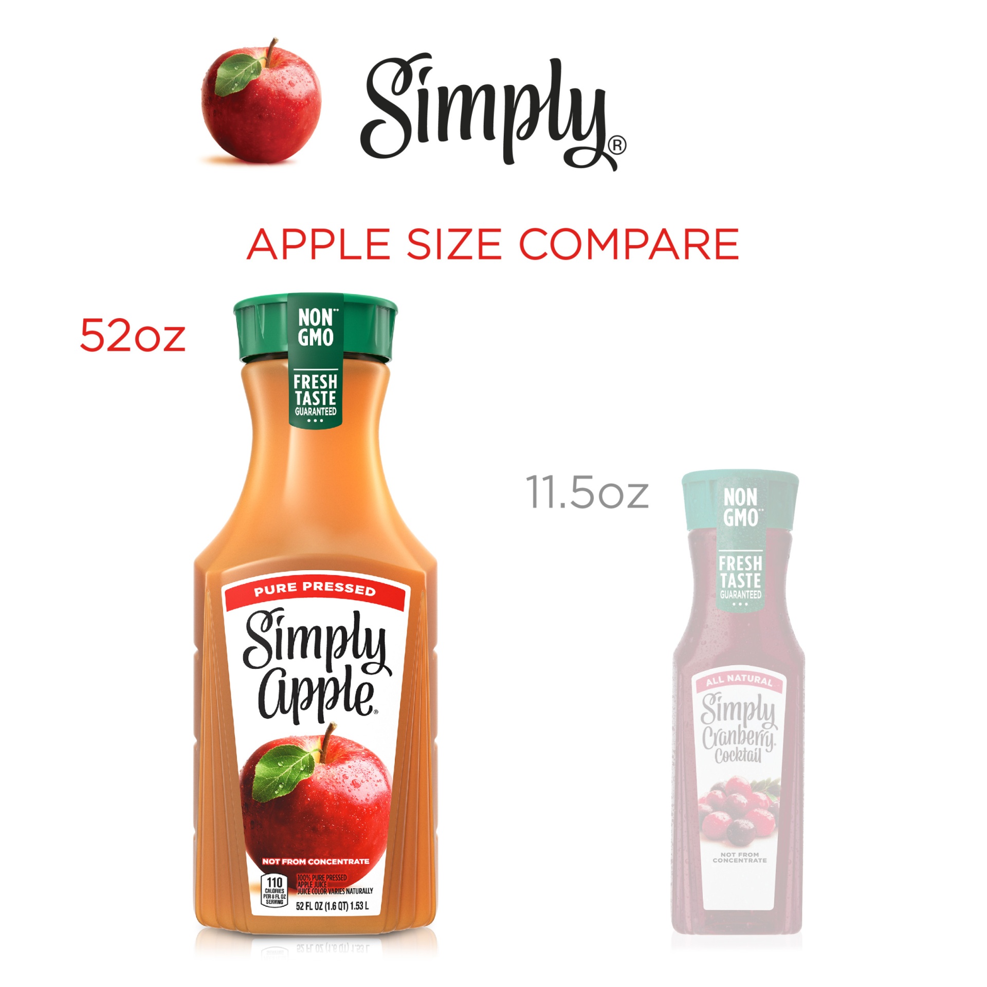 slide 11 of 12, Simply Apple 100% Juice, 59 oz