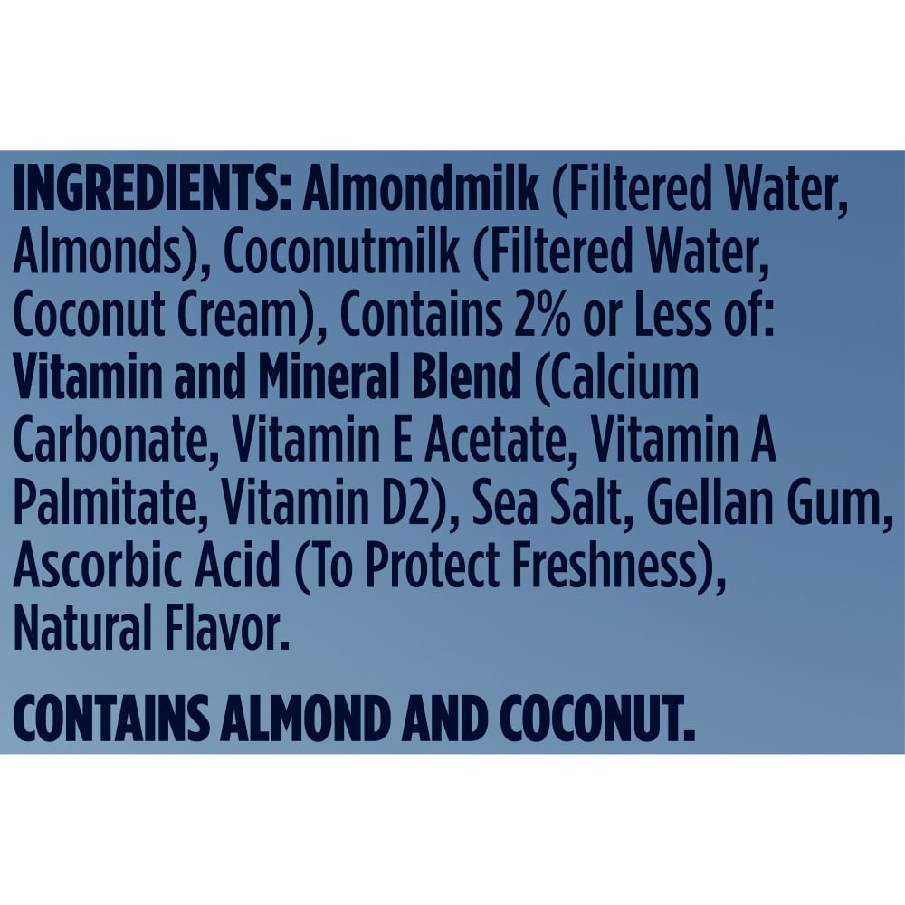 slide 5 of 6, Silk Almond Coconut Milk, Unsweet, Dairy Free, Gluten Free, 64 FL OZ Half Gallon, 64 fl oz