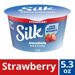 Silk Strawberry Almond Milk Yogurt Alternative, 5.3 Oz.
