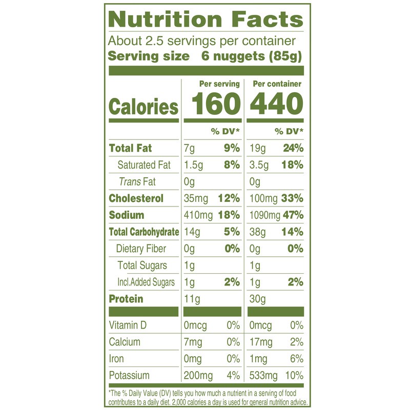 slide 3 of 5, Applegate Natural Gluten-Free Chicken Nuggets (Frozen), 8 oz