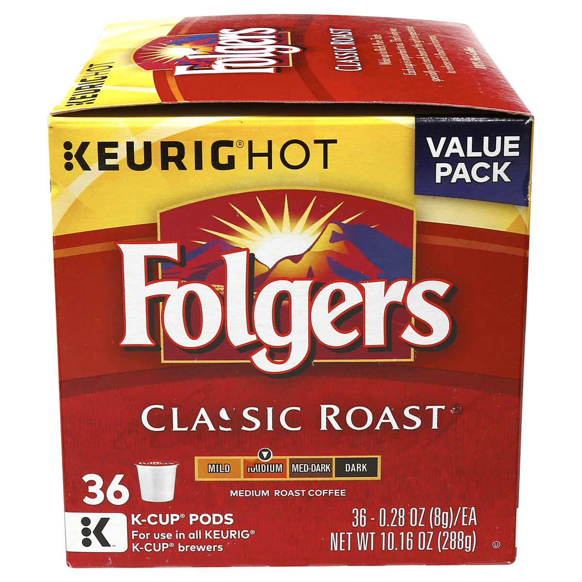 slide 3 of 7, Folgers Classic Roast K Cup Coffee s - 36 ct, 36 ct