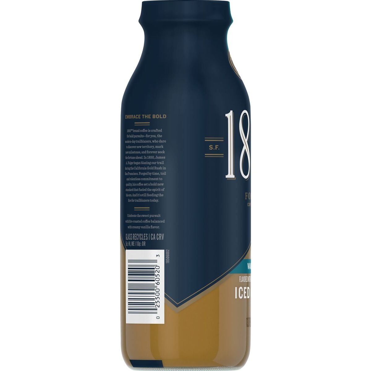 slide 6 of 9, Folgers 1850 Vanilla Iced Coffee, 13.7 fl oz