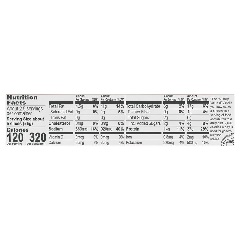slide 3 of 3, Tofurky Next Gen Deli Slices Smoked Ham, 5 oz