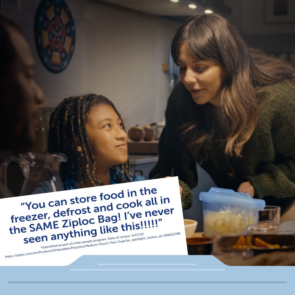 slide 2 of 6, Ziploc Endurables, Large Pouch, Half Gallon, 64 oz