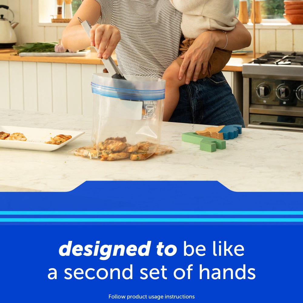 slide 5 of 6, Ziploc Freezer Gallon Seal Top Bags Mega Pack 60 ea, 60 ct