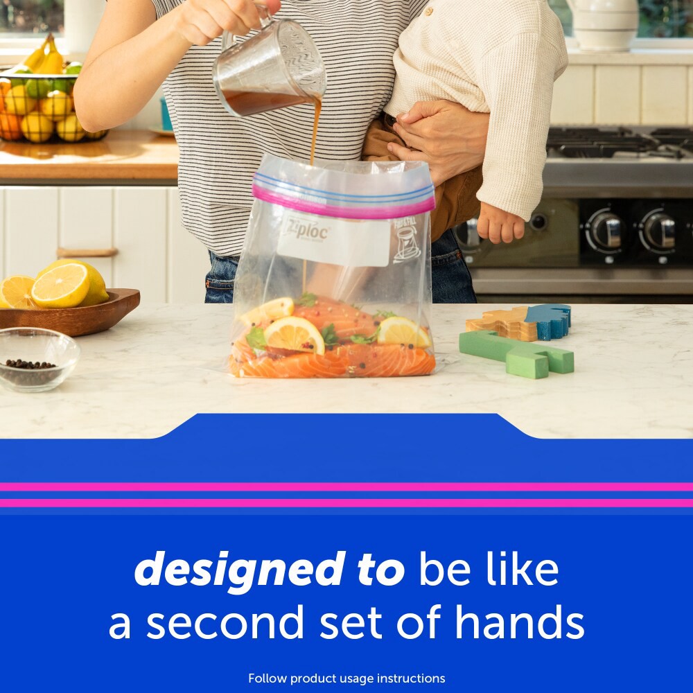 slide 5 of 6, Ziploc Mega Pack Gallon Storage Seal Top Bags 75 ea, 75 ct