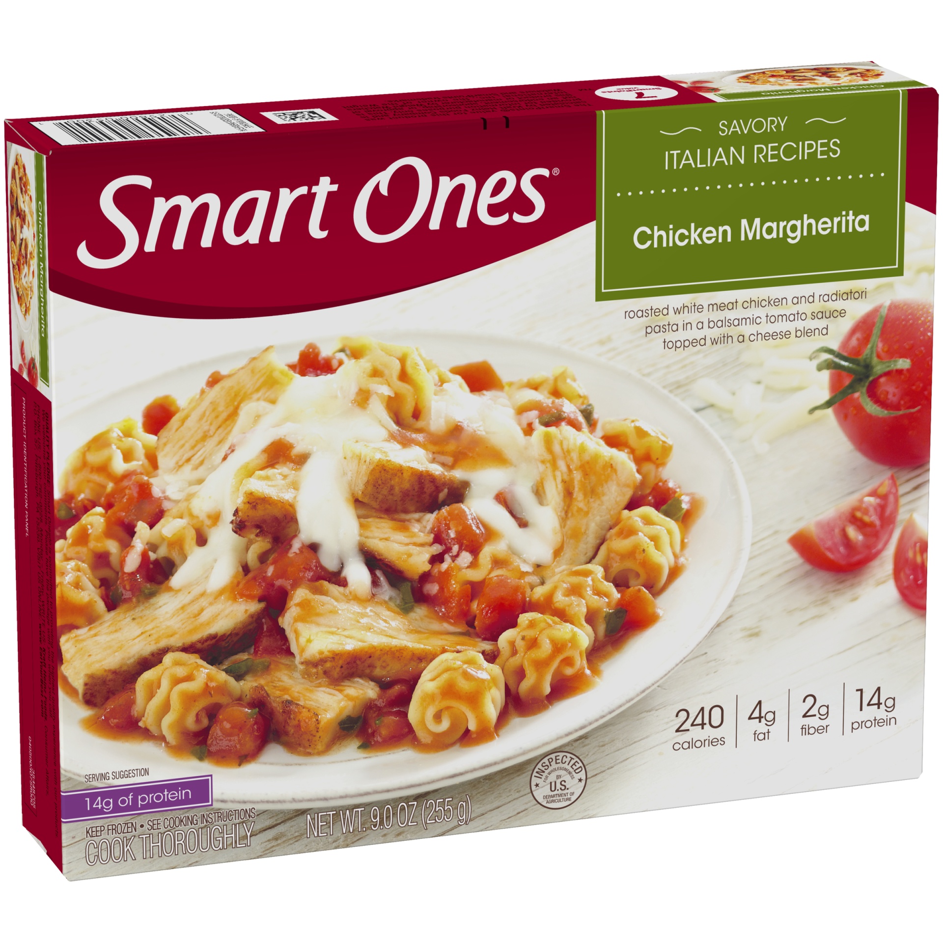 slide 2 of 6, Smart Ones Savory Italian Recipes Chicken Margherita 9 oz Box, 9 oz