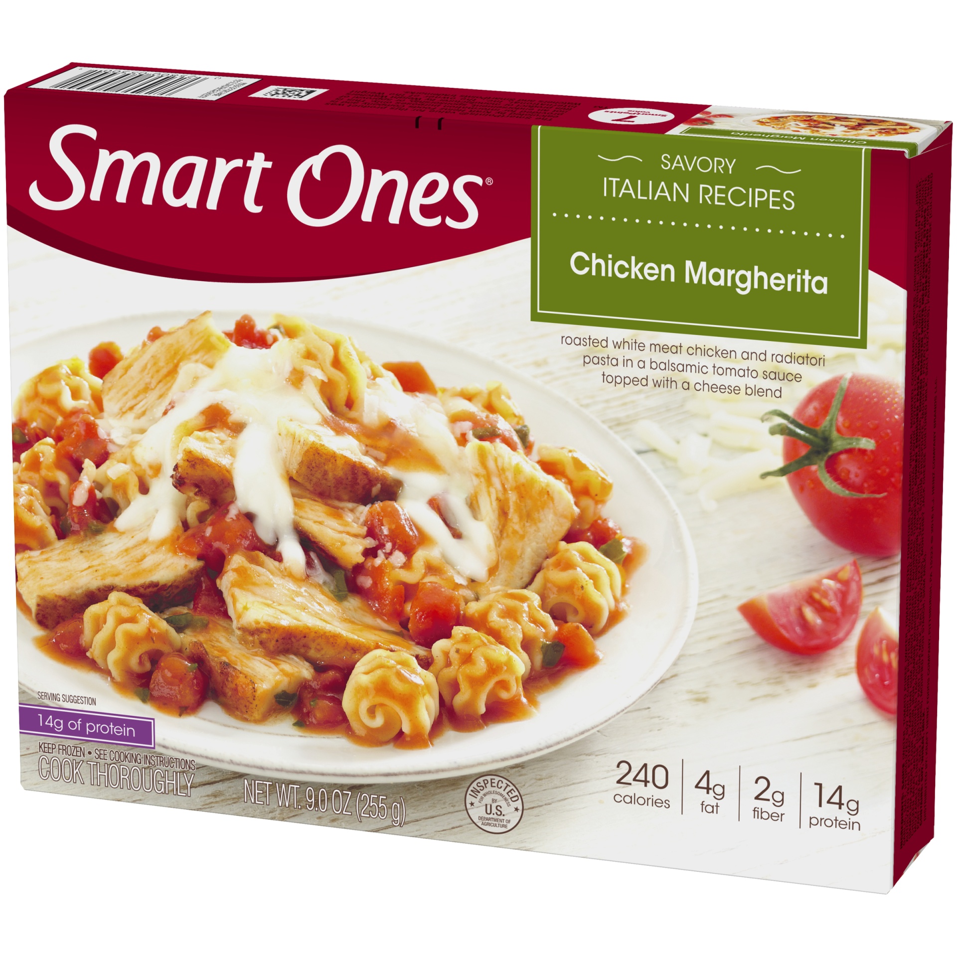 slide 3 of 6, Smart Ones Savory Italian Recipes Chicken Margherita 9 oz Box, 9 oz