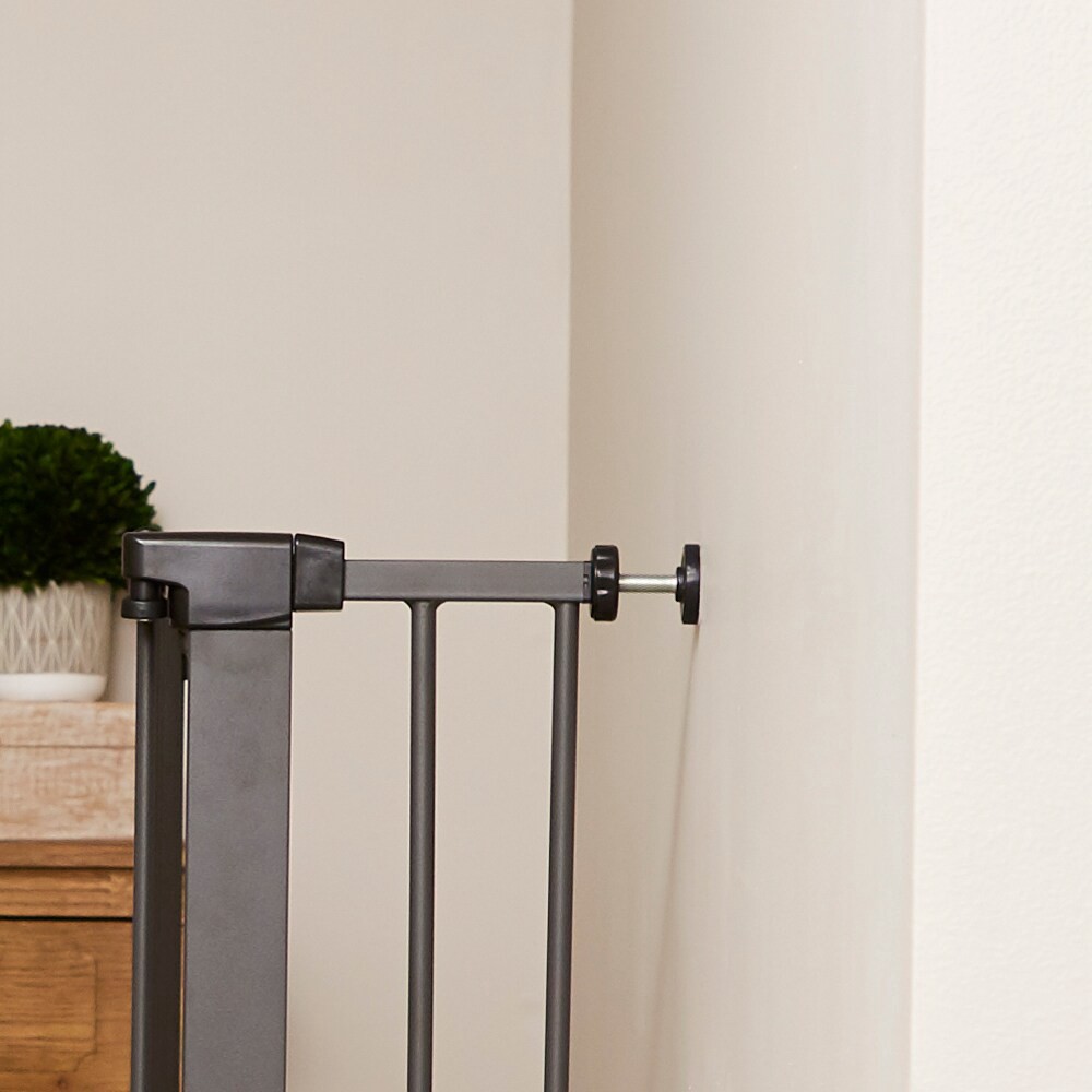 slide 3 of 5, Toddleroo by North States Riverstone Extra Tall And Wide Baby Gate - Graphite - 29.75'';-52''; Wide, 1 ct