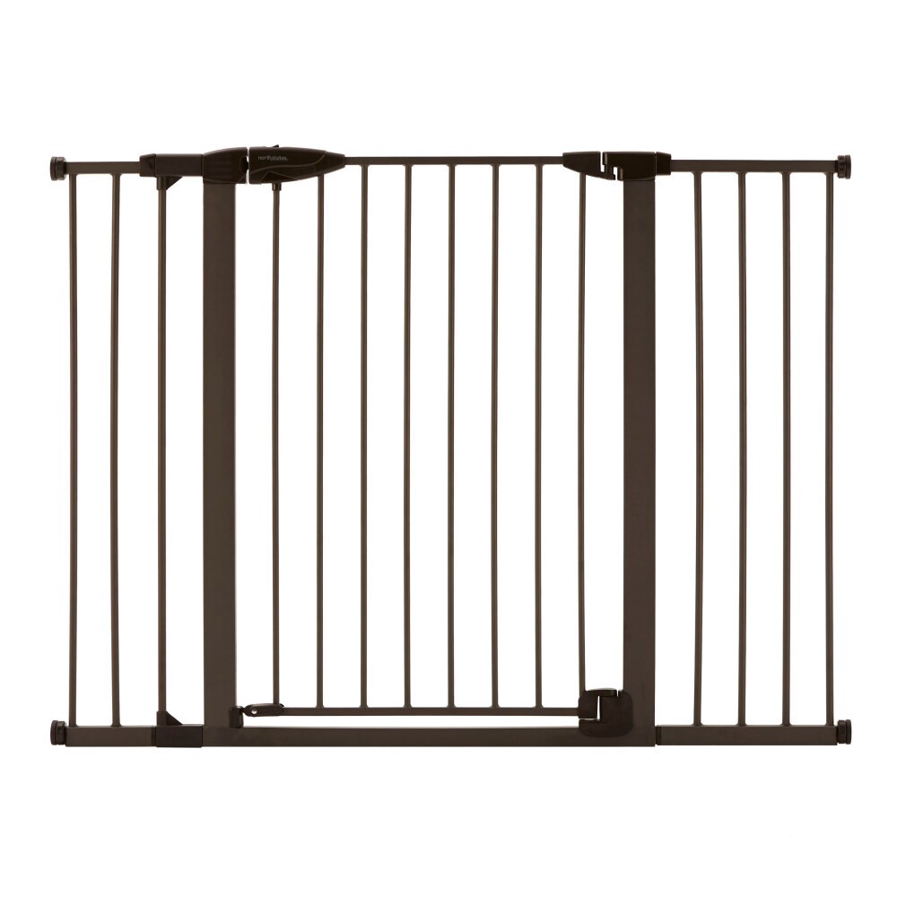 slide 3 of 5, Toddleroo by North States Riverstone Extra Tall And Wide Baby Gate - Graphite - 29.75'';-52''; Wide, 1 ct