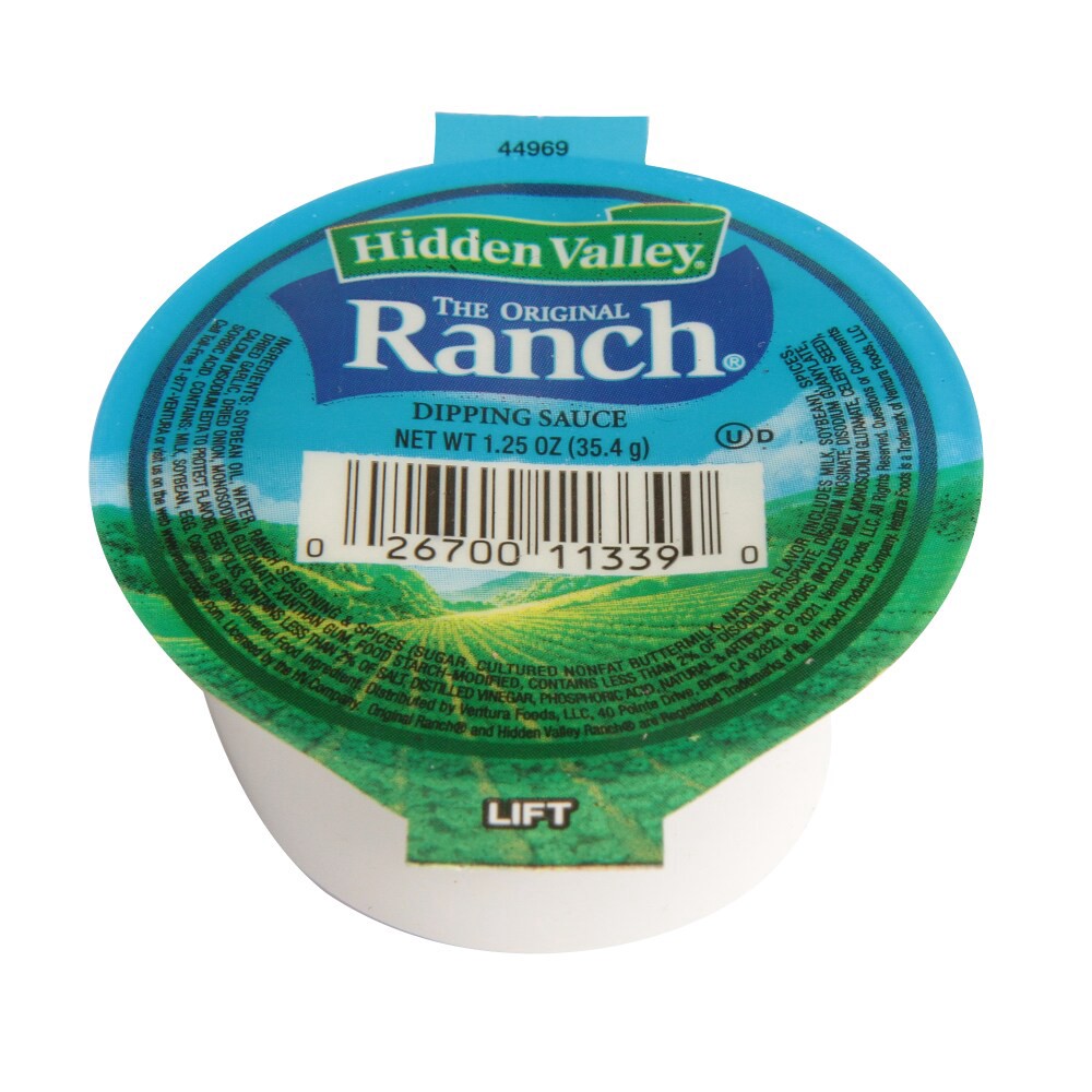 slide 4 of 4, Hidden Valley Dressing Ranch Original Shelf Stable Cup - 1.25 Oz, 1.25 oz